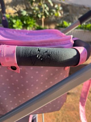 Carrello per bambole 3 in 1 rosa