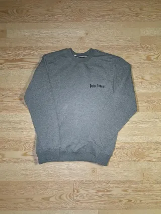 Palm Angels Sudadera Gris Logo