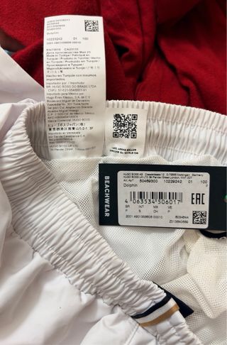 Bañador Boss Blanco Talla S