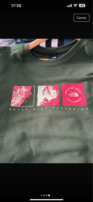 Sudadera The North Face verde