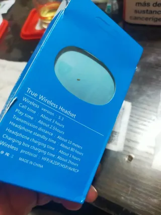 Bluetooth 5.2 (2-3h.) 2 colores A ESTRENAR