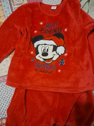 Pijama Mickey Mouse Navidad Coralina