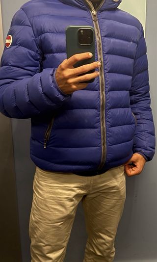 Piumino Colmar Blu e Beige