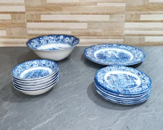 Set Piatti Vintage Anni '70 Collezione