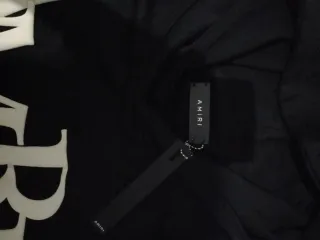 Felpa Amiri nera con logo