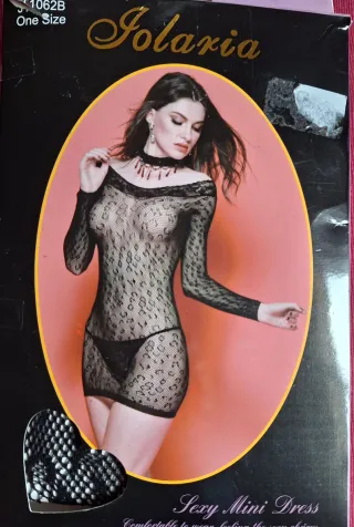 Lencería de encaje negro