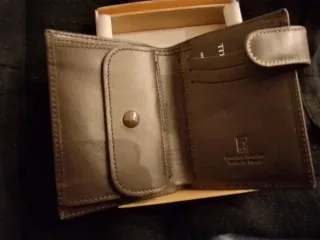 Billetera Titto Bluni Piel Marrón Nueva