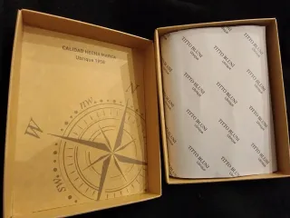 Billetera Titto Bluni Piel Marrón Nueva