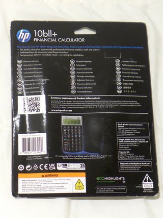 CALCULADORA FINANCIERA HP 10bII+ NUEVA