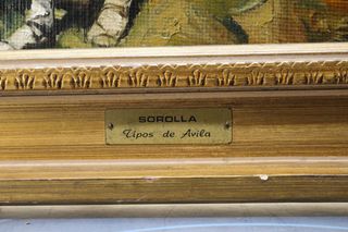 Cuadro reproducción de “Tipos de Ávila” de Sorolla.
