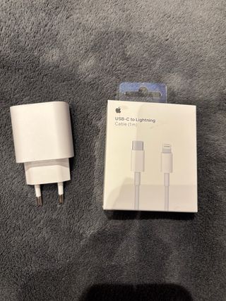 Cable USB-C a Lightning apple + Adaptador