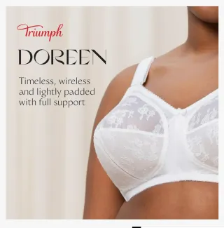 Sujetador Triumph Doreen X sin Aros T110H Blanco