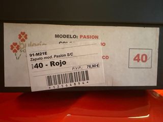 Tacones Flamenco Piel Talla 40