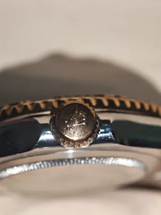 Reloj Rolex Submariner Automático Azul Dorado