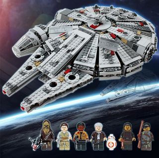 ⚠NUOVO⚠ Halcon Milenario tipo Lego (1381 p)