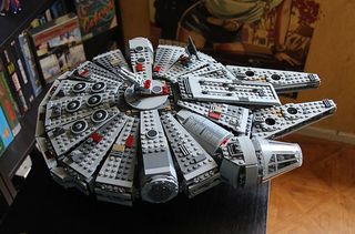 ⚠NUOVO⚠ Halcon Milenario tipo Lego (1381 p)