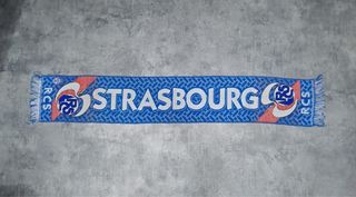 Bufanda RC Strasbourg Vintage 90s Francia Futbol