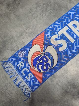 Bufanda RC Strasbourg Vintage 90s Francia Futbol