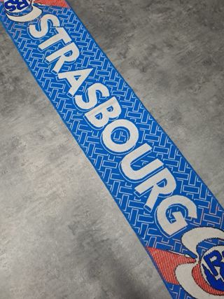 Bufanda RC Strasbourg Vintage 90s Francia Futbol