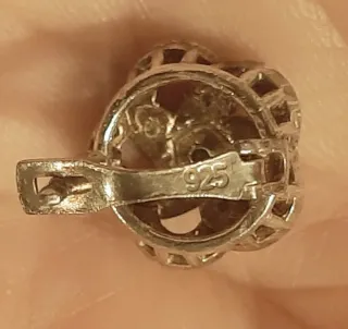 Conjunto Plata de Ley 925 y esmeraldas