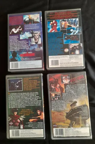 Películas Manga VHS: Ghost in the Shell, Akira, Ni