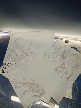 lote de MAPAS ESCOLARES, EDITORIAL TEIDE , descatalogados