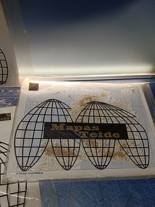 lote de MAPAS ESCOLARES, EDITORIAL TEIDE , descatalogados