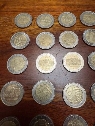 Lote 44 Monedas 2€ Conmemorativas Alemania