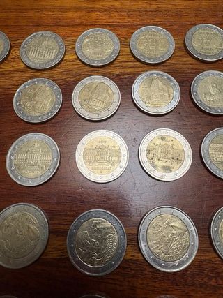 Lote 44 Monedas 2€ Conmemorativas Alemania