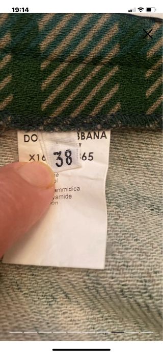 Gonna scozzese Dolce & Gabbana verde