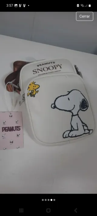 Bolso Peanuts Snoopy bandolera nuevo