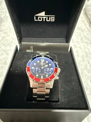 Reloj Lotus Connected Azul y Plateado