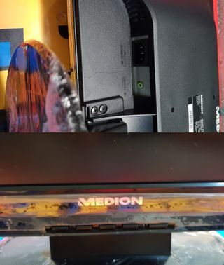 Monitor Medion 18.5 TFT MD20089 con Sonido Negro