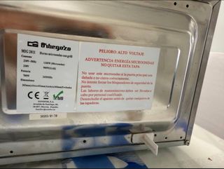 Microondas Chegozo MIG 2011