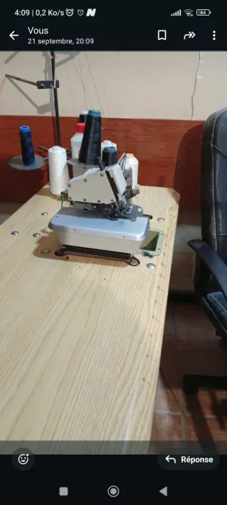 Máquina de coser industrial