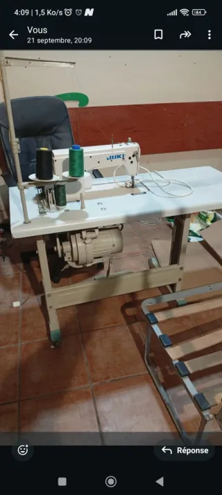 Máquina de coser industrial