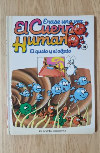 Clásico cuento infantil Érase una vez el cuerpo h.