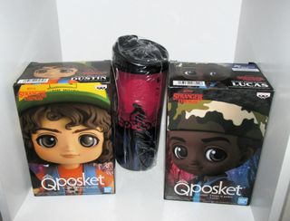 Pack Qposket Stranger Things Lucas & Dustin + Mug