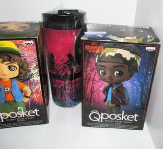 Pack Qposket Stranger Things Lucas & Dustin + Mug