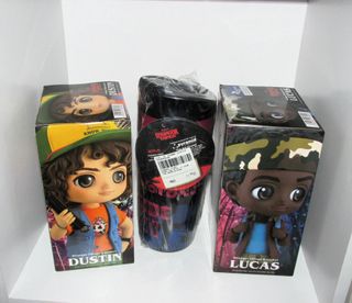 Pack Qposket Stranger Things Lucas & Dustin + Mug