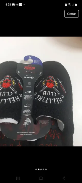 Zapatillas Stranger Things Hellfire Club Talla L