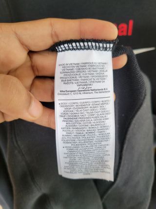 Sudadera Nike International Negra Talla M