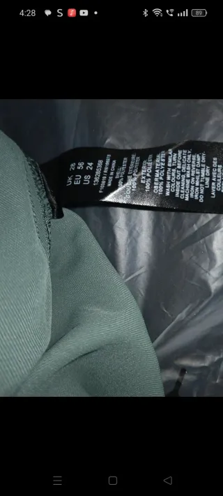 Pantalones ASOS Mujer Talla 56 Negro