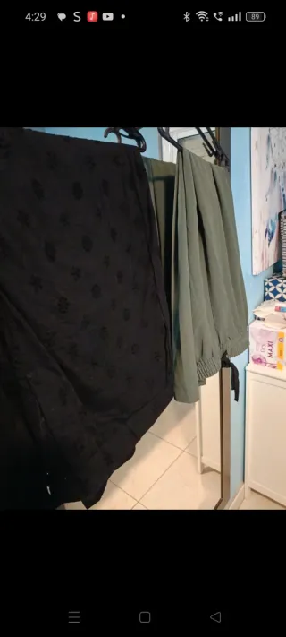 Pantalones ASOS Mujer Talla 56 Negro