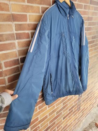 Chaqueta Adidas Azul con Capucha Talla M