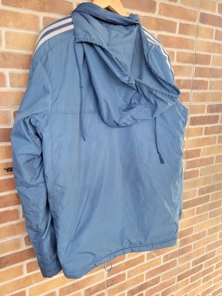 Chaqueta Adidas Azul con Capucha Talla M