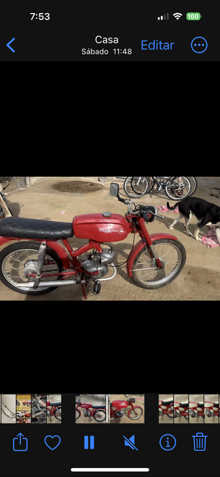 Rieju 3 marchas antigua rectificada completa