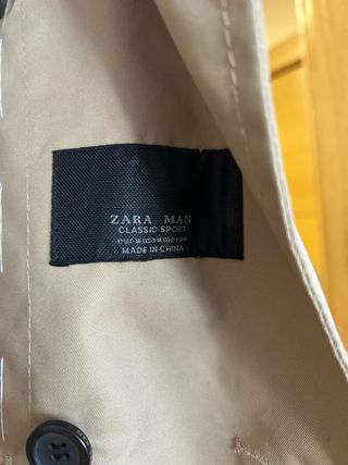 Gabardina Zara Beige