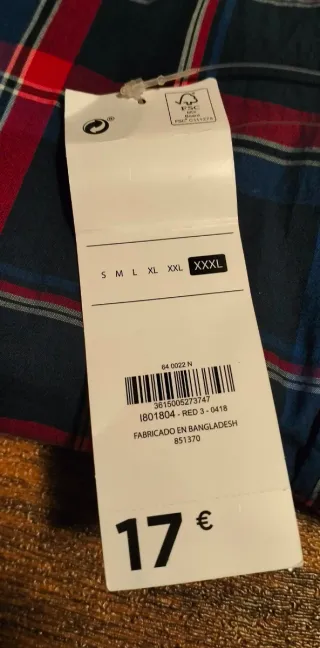 Camiseta tex hombre xxxl