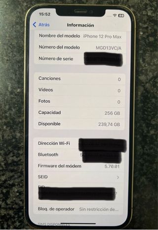 iPhone 12 Pro Max 256GB Oro + Scatola + MagSafe +